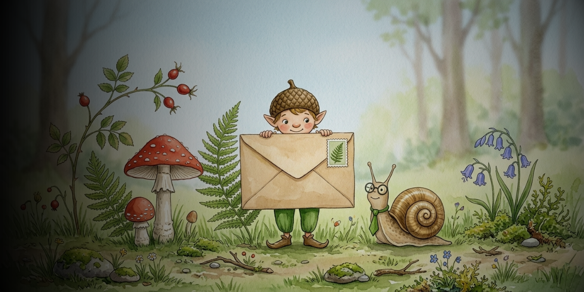 A letter from the forest. A memory for life.